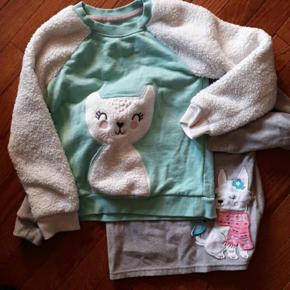 Kitty and Puppy Sweaters